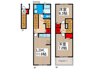 ジュエルの間取り