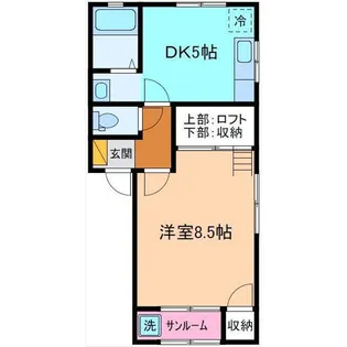 アイオーラ【2階】の間取り