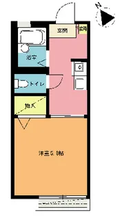 パークサイドレジデンス【2階】の間取り