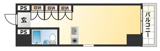 プラスパー東雲【4階】の間取り