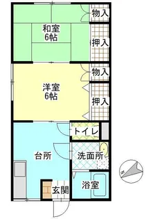 サン・フォレスト【1階】の間取り