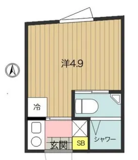 アスパイア新宿【3階】の間取り