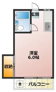 旭ハイツ【2階】の間取り