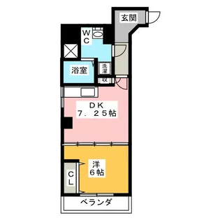 ニューハイツ高田馬場【8階】の間取り
