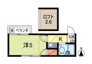 メゾンアゼリア【2階】の間取り