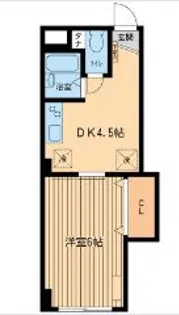 慶応マンション【4階】の間取り