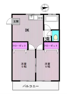 ハイツ宮本【5階】の間取り