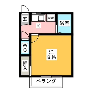オークハイツ【1階】の間取り