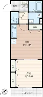 グランメゾン八千代台wEST【3階】の間取り