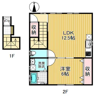 ニュー東ハイツ【2階】の間取り