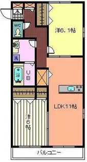 Sol Casa(ソルカーサ)【3階】の間取り