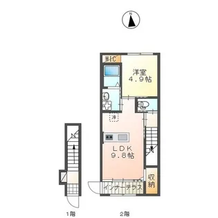 オリーブ【2階】の間取り