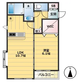 ベルン東葛西【3階】の間取り