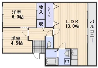 ジョイフル今【3階】の間取り