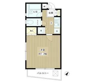 エムズ・フラッツ千駄ヶ谷【4階】の間取り
