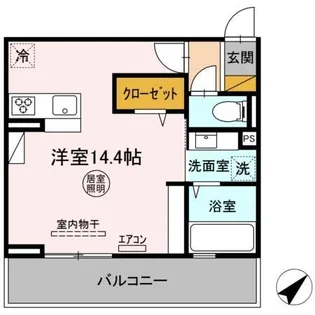 KENTA金田西【3階】の間取り