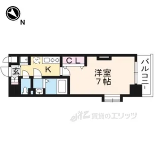 LUXE京都西大路【3階】の間取り