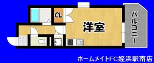 クレアトール百道【7階】の間取り