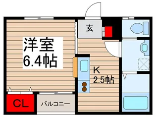 リバティコ-ポ【2階】の間取り