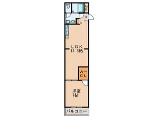 ワンズスタイル平野【2階】の間取り