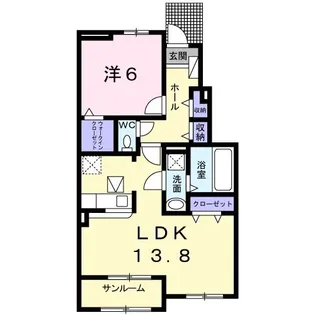S.ウィステリア F【1階】の間取り