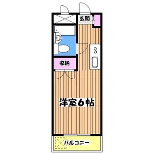 フラット87【2階】の間取り