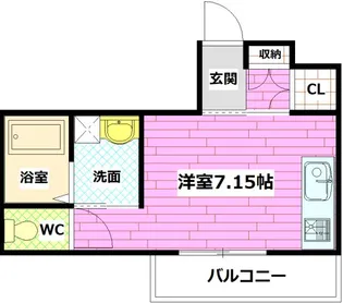 かんたろうビル【3階】の間取り