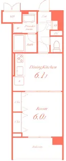 DEARS【5階】の間取り