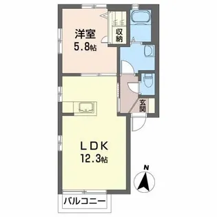 パインフェアリー【2階】の間取り