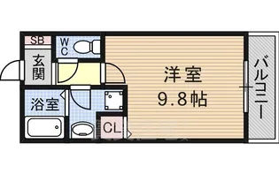 レジデンスKU【2階】の間取り