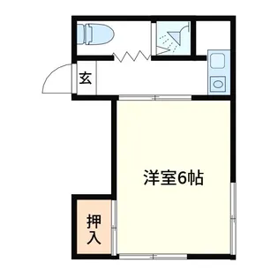寺澤南小岩アパート【2階】の間取り