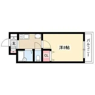 ガーデンビル城下【4階】の間取り