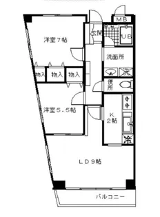 サンバレー・ファイブ【2階】の間取り