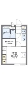 レオパレス華【2階】の間取り