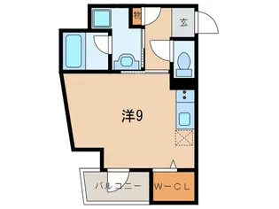 ハンターレジデンス【10階】の間取り