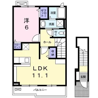 グレイス・ハーモニー【2階】の間取り