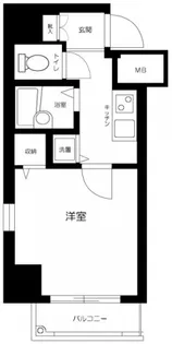 プレステージ錦糸町【9階】の間取り