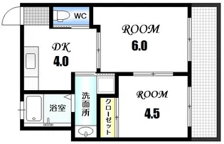 第1渡部ビル【3階】の間取り