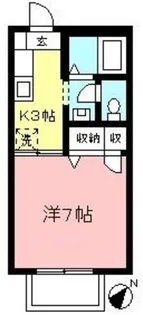 シャルマン B【2階】の間取り