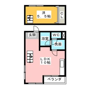 デザイナーズマンション Will【3階】の間取り