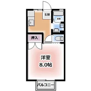 メゾンドUM【2階】の間取り