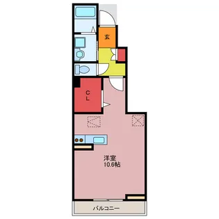 ハーコット【1階】の間取り