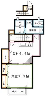 コンフォート吉祥寺【2階】の間取り