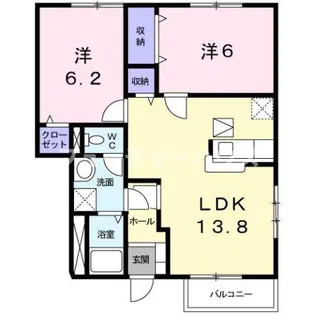 グランフィオーレ【1階】の間取り