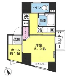 リモーネ東中野【4階】の間取り