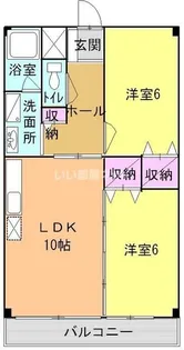 ラ・フィーネ【3階】の間取り