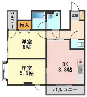 リラピラミゼ【3階】の間取り