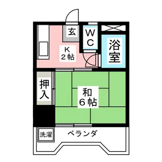 シティビル大曽根 -21-【2階】の間取り