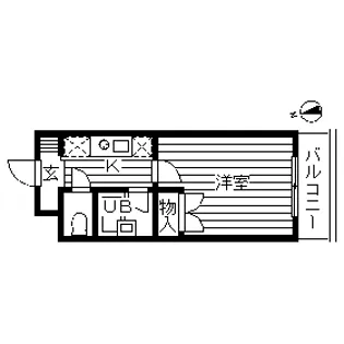 フローラル宮崎台【3階】の間取り
