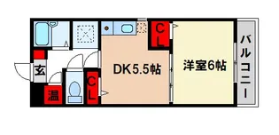 ジュネスシティ【2階】の間取り